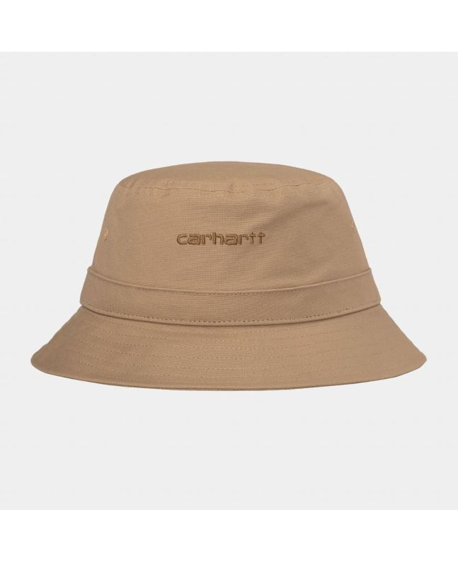 Gorro Carhartt WIP Script Bucket Hat beige para hombre
