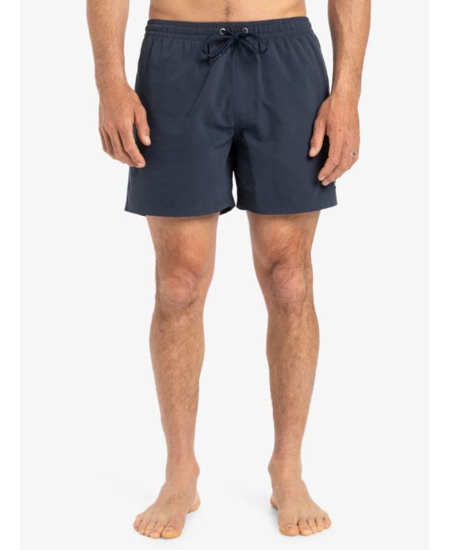 Hombre con bañador Quiksilver Everyday Solid Volley 15'' Azul Marino Oscuro 