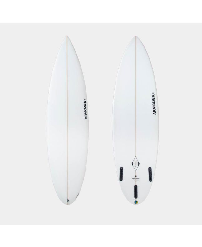 Tabla de Surf Shortboard Erik Arakawa Amplifire 5'11" 29L con sitema quillas FCS 2