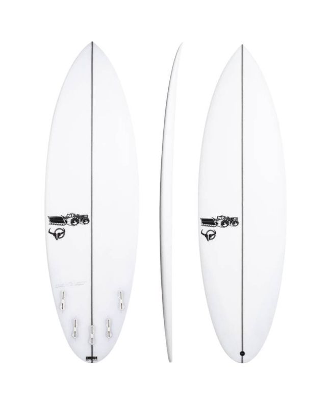 Tabla de Surf Shortboard JS Industries Bullseye 5'10" 33,1L Blanca Round Tail