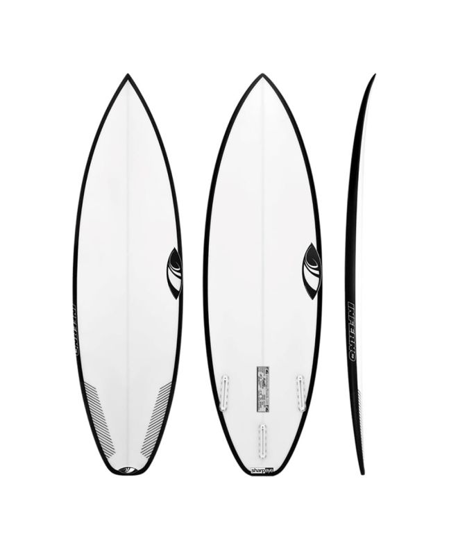 Tabla de Surf Shortboard Sharpeye Inferno 72 5'8" 25,5L blanca FCS2