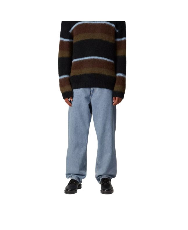 Hombre con Pantalón vaquero Carhartt WIP Single Knee Azul Stone Bleached