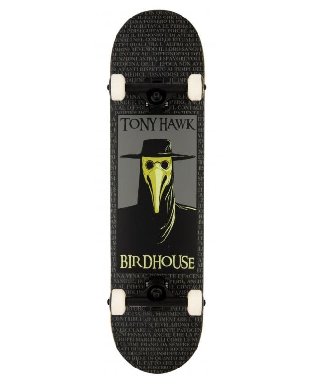 Skate Completo Birdhouse Stage 3 Plague Doctor 8.0" negro