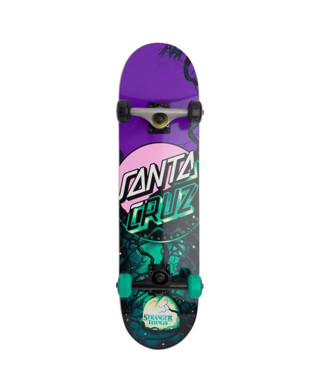 Skate Completo Santa Cruz x Stranger Things Other Dot Mini 7.75" x 30.00"