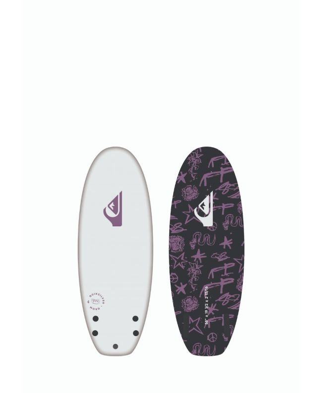 Tabla de Surf Softboard Quiksilver QS Grom 58" blanca