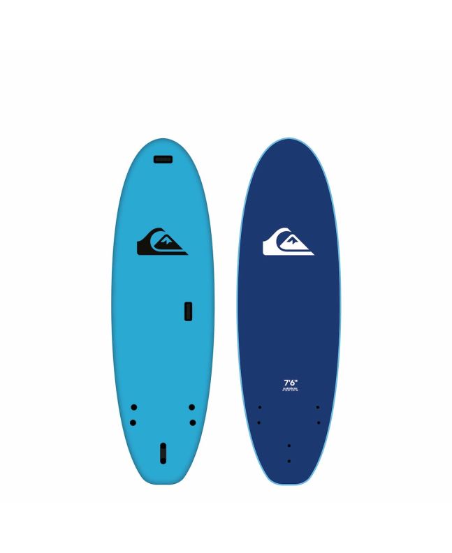Tabla de surf Softboard Quiksilver Qstix Fatty 7’6 azul 94 Litros
