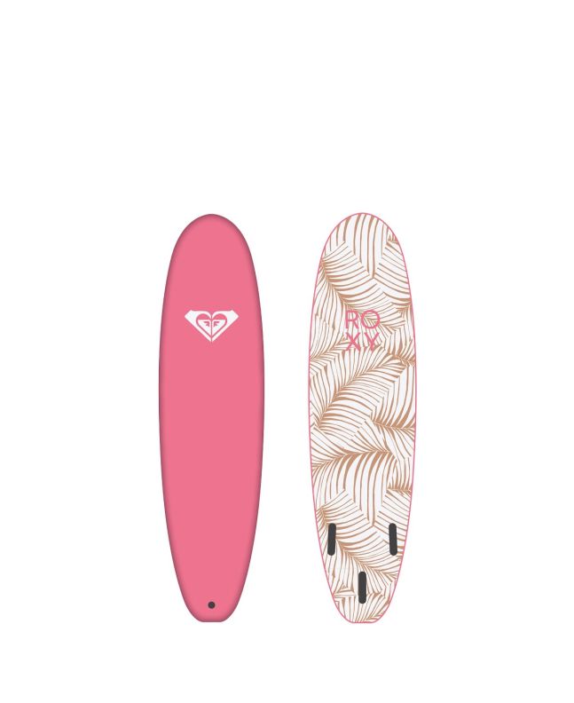 Tabla de Surf Softboard Roxy Break 7'0" x 22 3 1/4  60,5L rosa 
