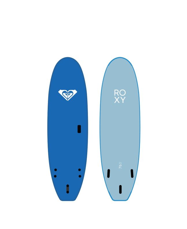 Tabla de Surf Softboard Roxy Ssr Tech 7'6" X 25 1/2 X 3 3/4 azul