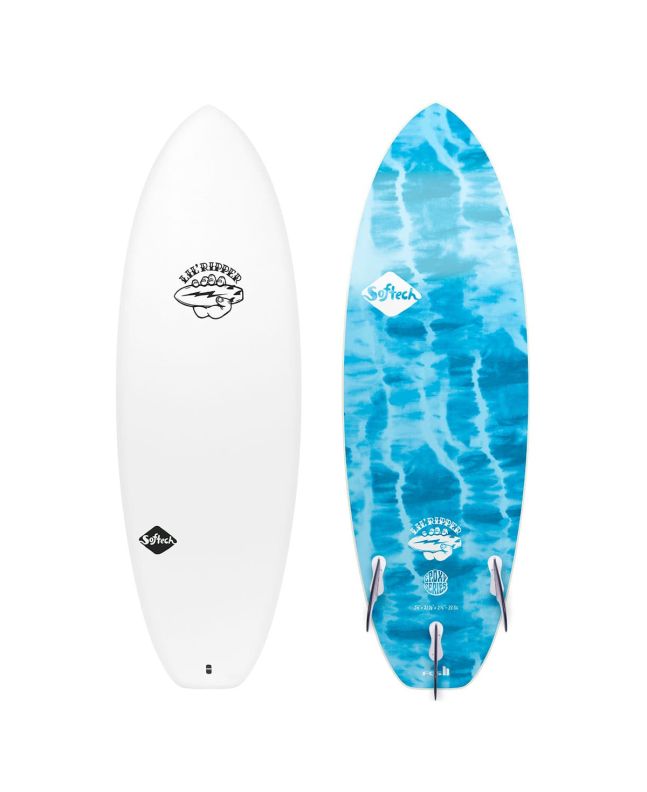 Tabla de Surf Softboard Softech Lil' Ripper 6'0" x 21 7/8” x 2 7/8” 40 Litros Dye FCS 2