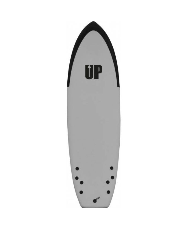 Tabla de Surf Softboard UP Surfboard Get Up 6’6” 51 L gris