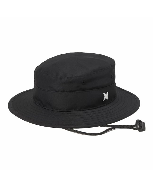 Sombrero de playa Hurley Back Country Boonie Negro para hombre