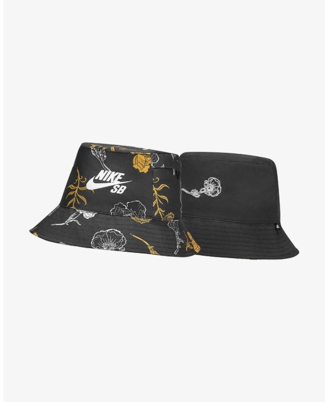 Gorro de pescador reversible Nike SB Skate Bucket Hat negro floral Unisex
