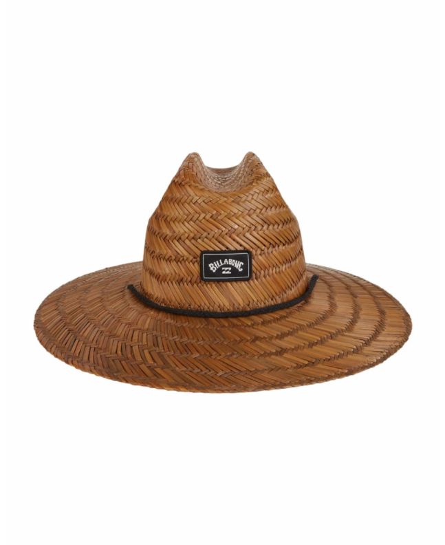 Sombrero protector de paja Billabong Tides Straw Lifeguard Hat Marrón para hombre
