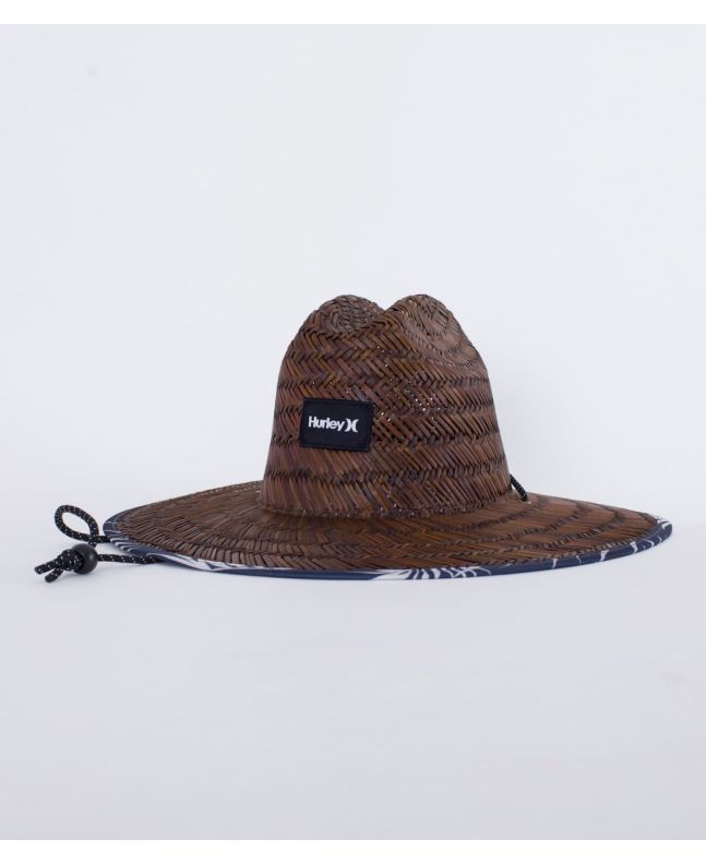 Sombrero protector de paja Hurley Java Straw Hat Marrón para hombre
