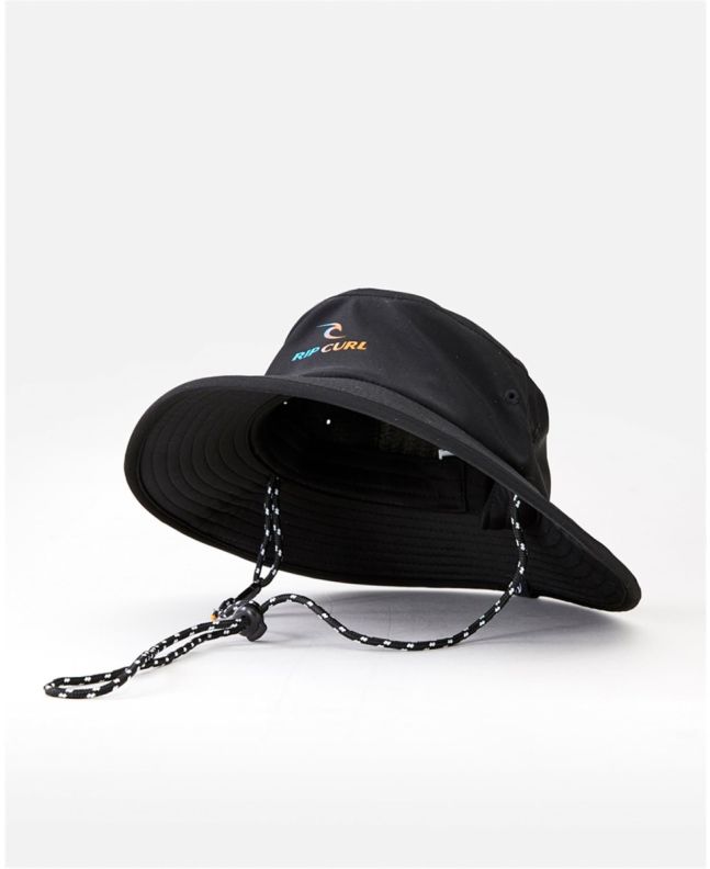Sombrero de playa de ala media Rip Curl Beach Boy negro para Niño
