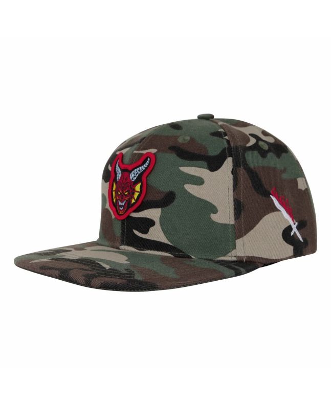 Gorra Santa Cruz x Stranger Things Hellfire Club Snapback camo unisex