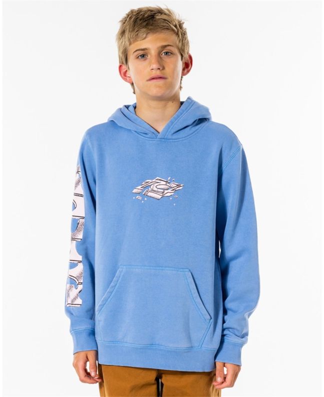Chico con sudadera con capucha Rip Curl Melting Summer azul