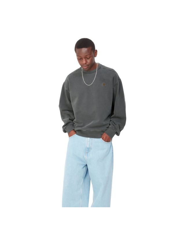 Hombre con Sudadera Carhartt WIP Vista Sweat Grafito