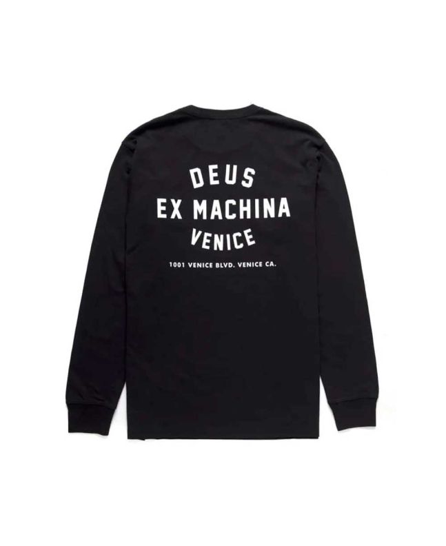 Sudadera Deus Ex Machina Venice Address negra para hombre