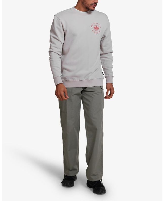 Hombre con Sudadera Deus Ex Machina Tenor Crew color Blanco Sucio