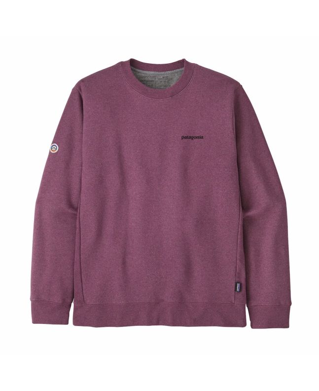Sudadera reciclada Patagonia Fitz Roy Icon Uprisal Morada Unisex
