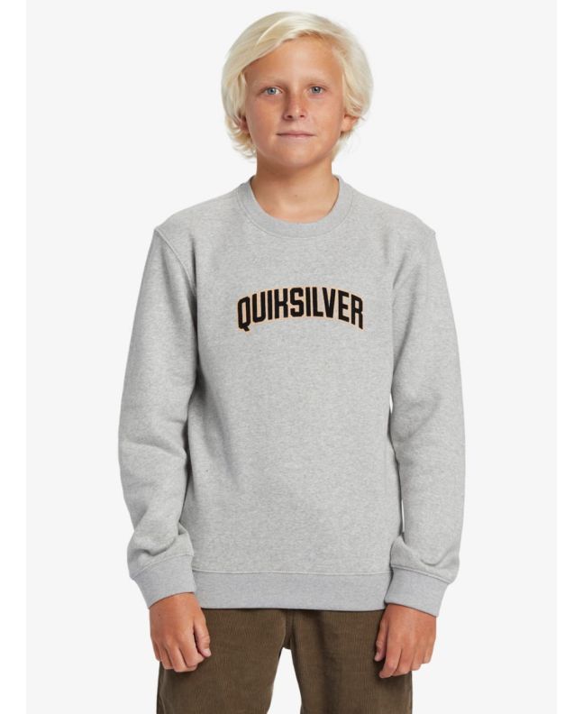 Niño con Sudadera Quiksilver Graphic gris claro