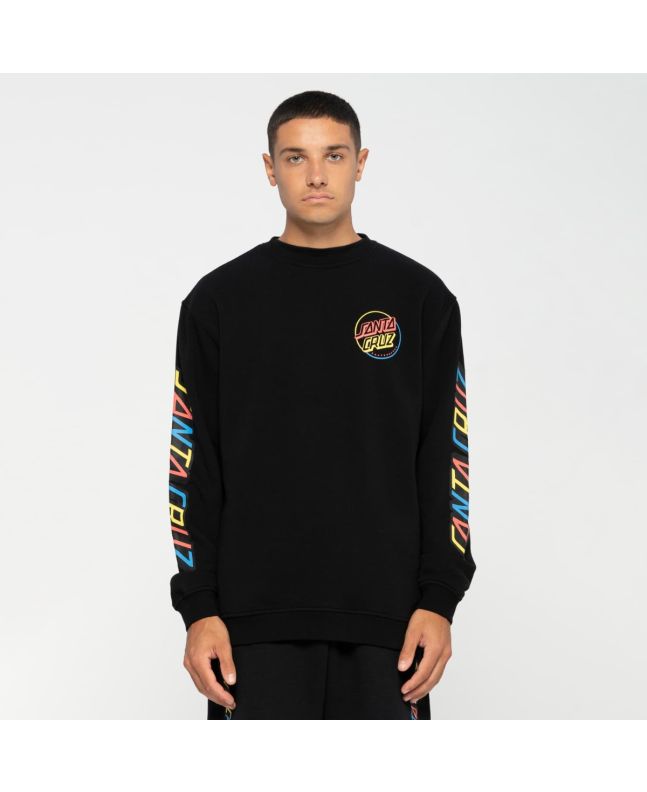 Hombre con sudadera Santa Cruz Opus In Colour negra