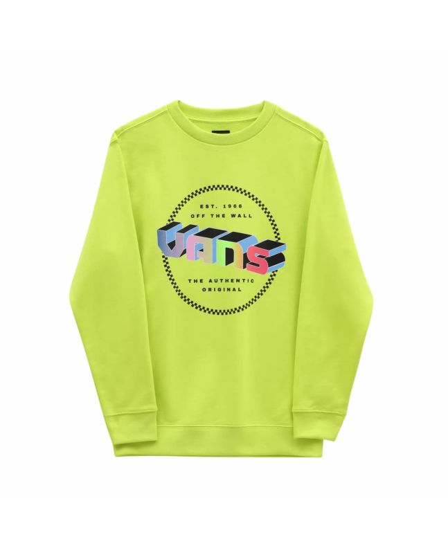 Sudadera Vans Digital Flash lima para niños de 8 a 14 años