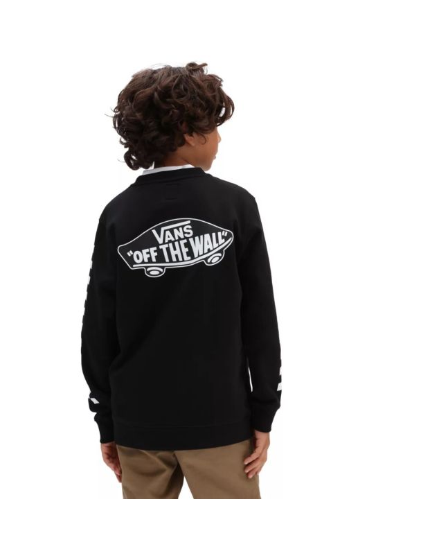 Chico con sudadera sin capucha Vans Exposition Check negra