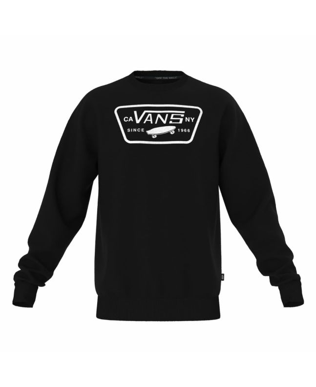 Sudadera Vans Full Patch Crew II Negra para hombre