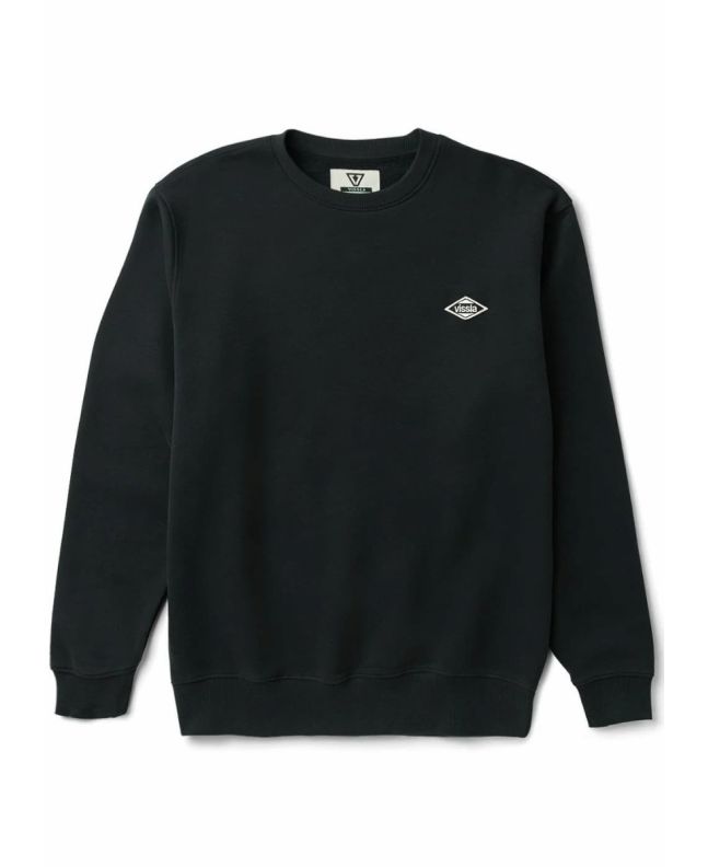 Sudadera Vissla Solid Sets Eco Negra para hombre