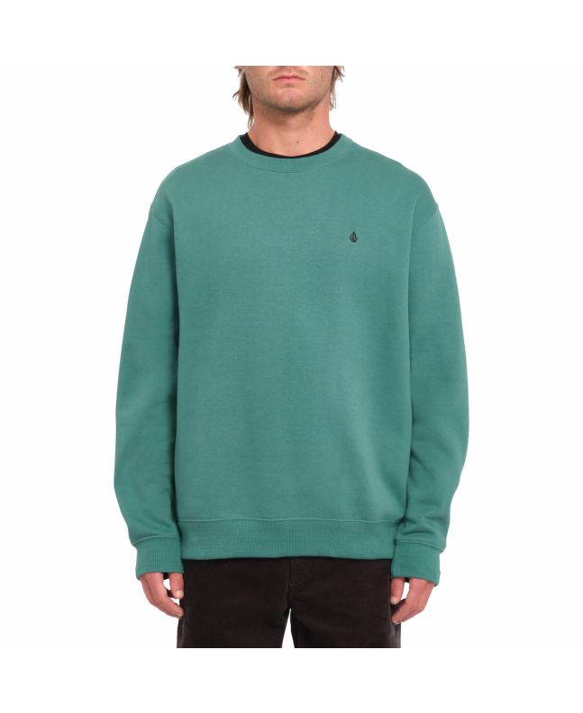 Hombre con Sudadera Volcom Single Stone Sea Green