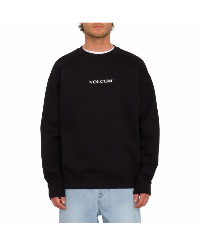 Hombre con sudadera holgada Volcom Stone Negra