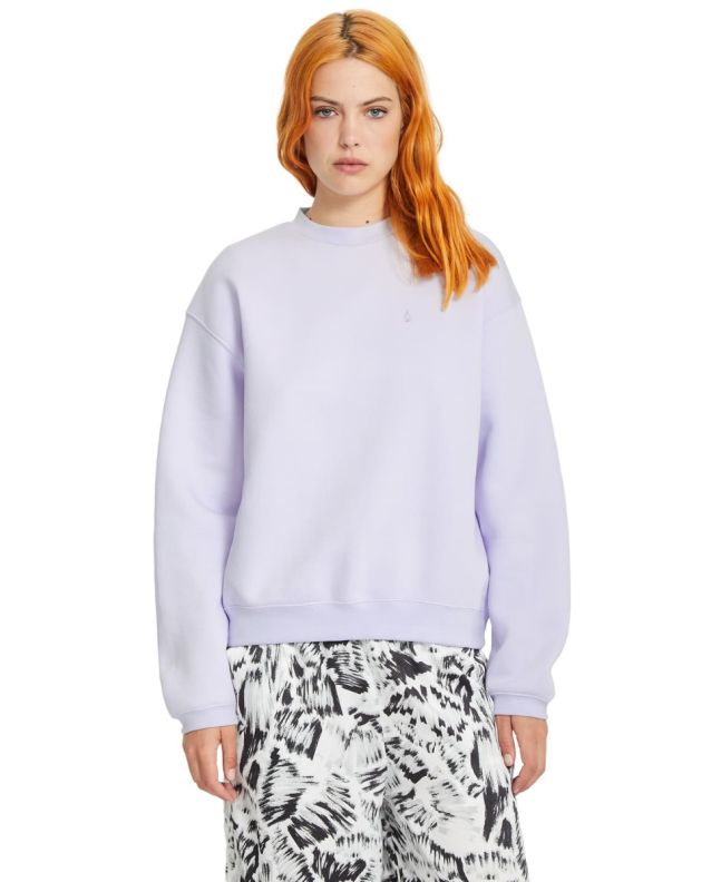 Mujer con Sudadera Volcom Stone Heart Up Dusty Lavender 