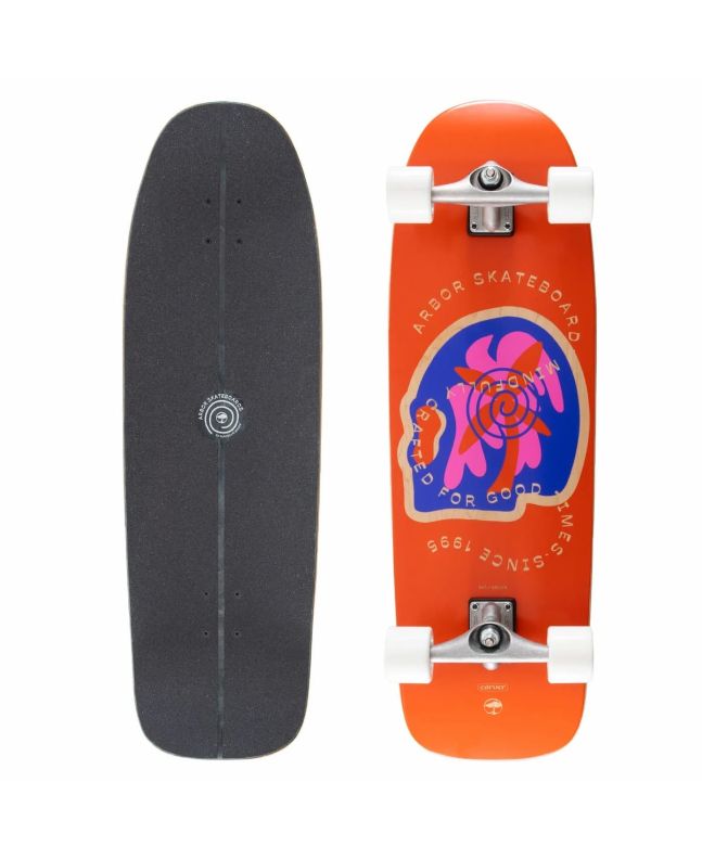 Surfskate Completo Arbor Daily Driver 34in x 10.5in CX Naranja