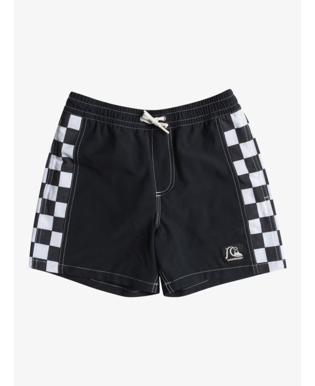 Bañador Quiksilver Original Arch Volley 14" Boy Negro para niños de 8 a 16 años