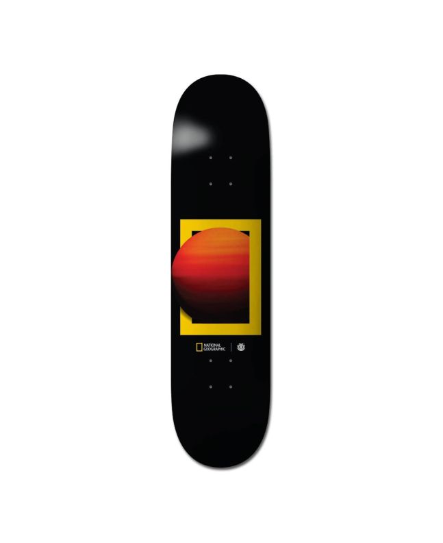 Tabla de Skate Element National Geographic Sun 8.1" x 31.75" Negra