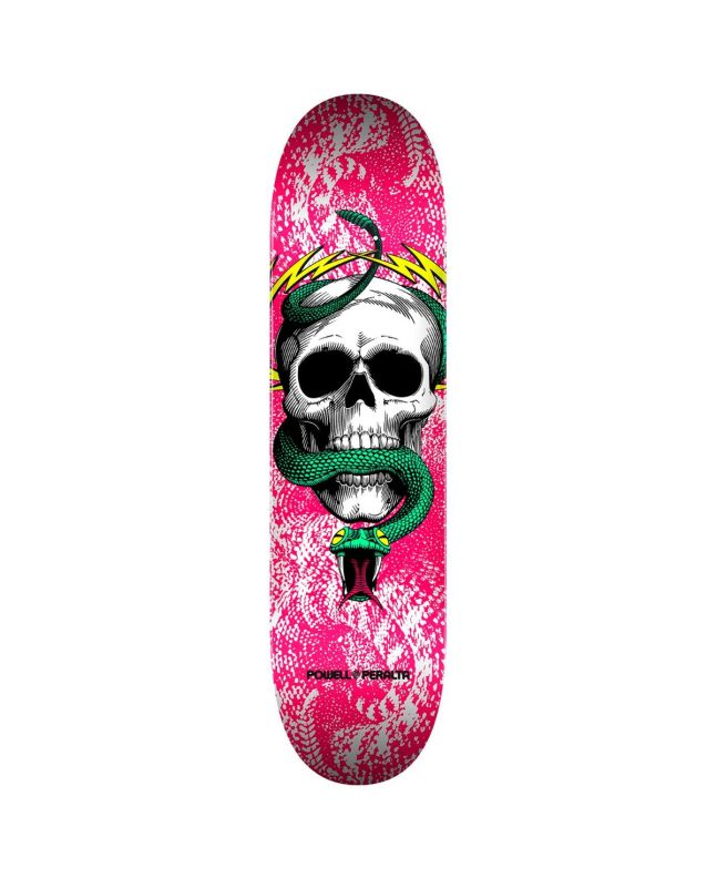 Tabla de skate Powell Peralta Skull & Snake One Off 7.75" x 31.08" rosa