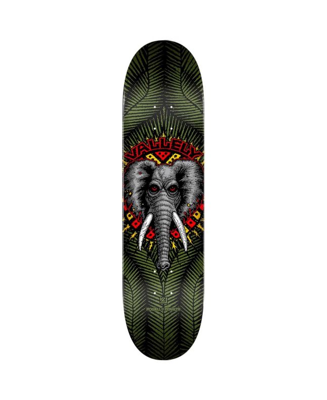 Tabla de skate Powell Peralta Vallely Elephant 8.25" x 31.95" verde oliva