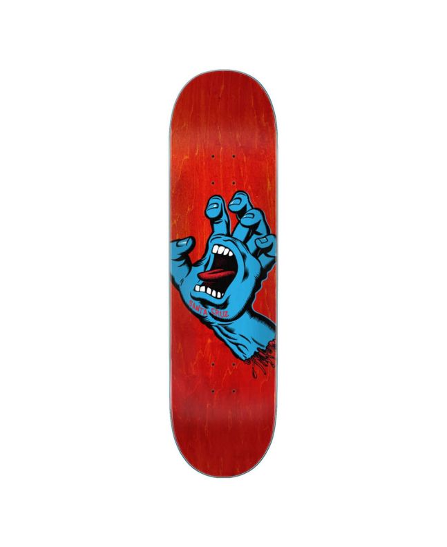 Tabla de Skate Santa Cruz Screaming Hand 8.0" x 31.6" roja