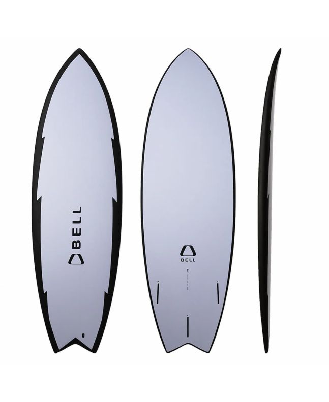 Tabla de surf híbrida Bell Bat Hybrid 6’0'' Lavanda 38,5 Litros
