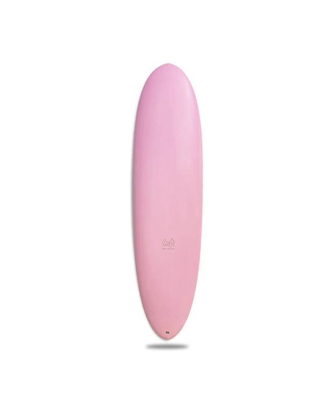 Mini Longboard Híbrida Lufi Minidisk 7'0 Rosa Construcción EPS Cola Round Pin