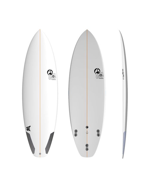 Tabla de surf Shortboard Full & Cas Trailer Trash
