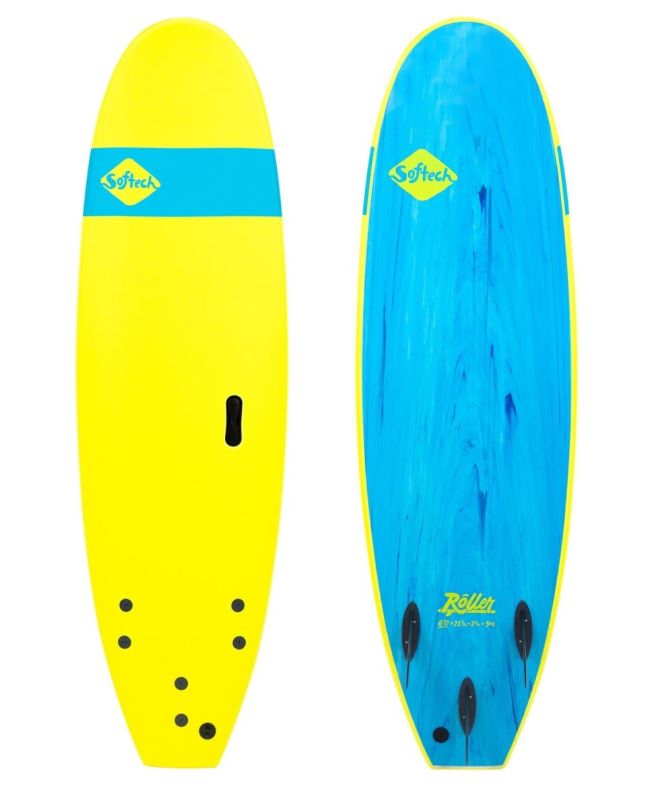 Tabla de surf Softboard Softech Roller 6'6'' amarilla
