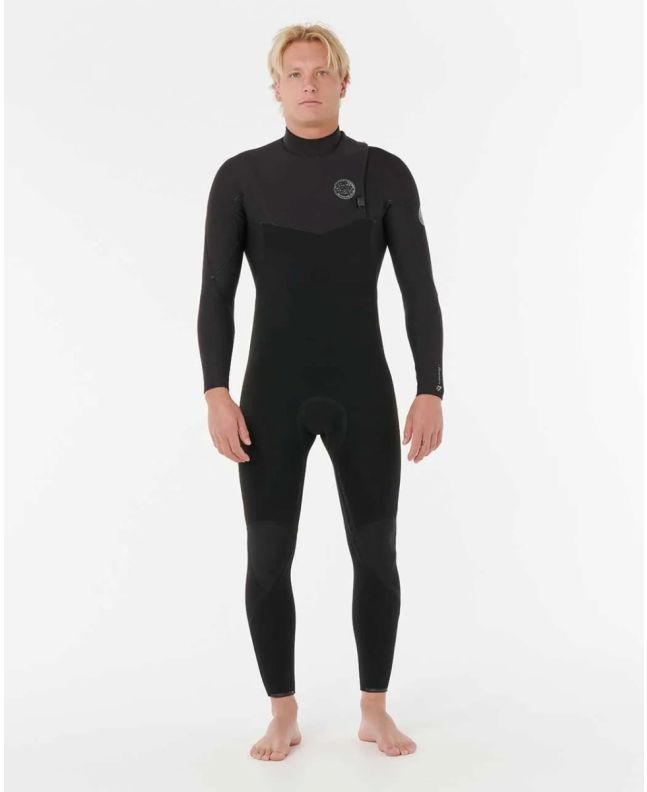 Hombre con Traje de Surf sin cremallera Rip Curl Flashbomb Pro 4/3mm Negro