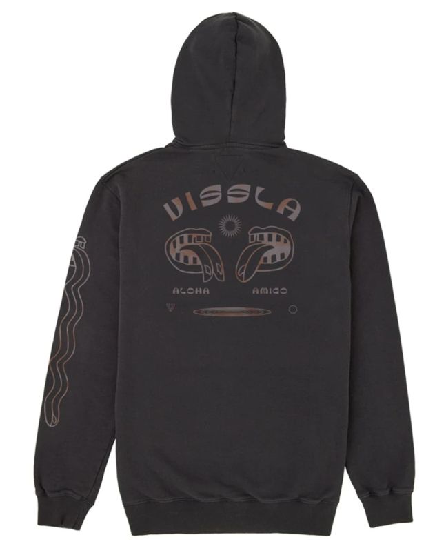 Sudadera con capucha Vissla Twin Amigo Negra para hombre