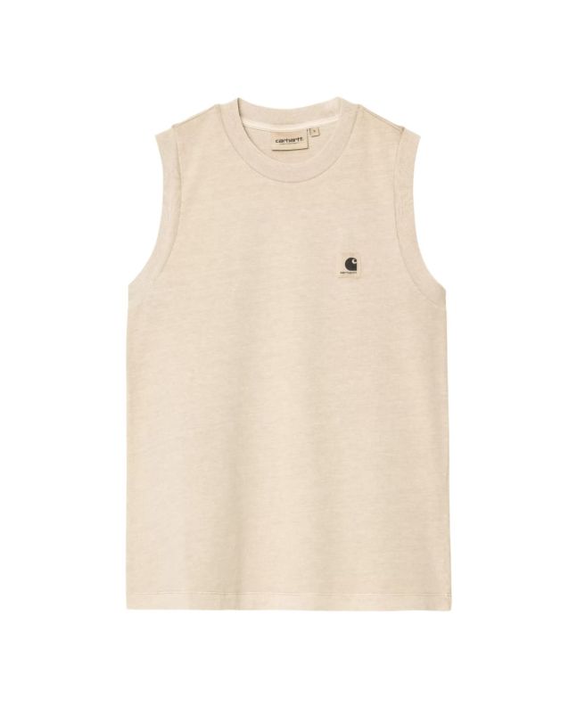 Camiseta sin mangas Carhartt WIP W' Nelson A-Shirt Fleur de Sel Garment Dyed para mujer