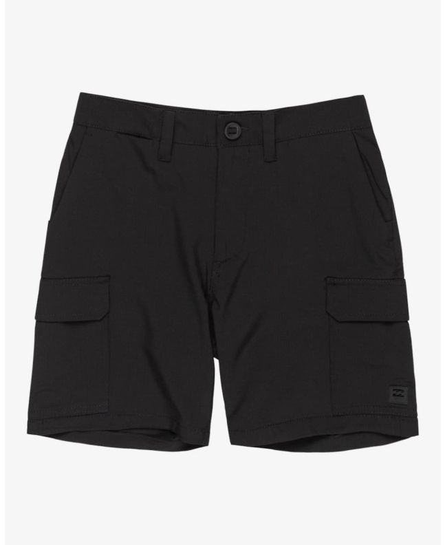 Pantalón corto Billabong Surftrek Transport Cargo 16in en color negro para chico 8-16 años