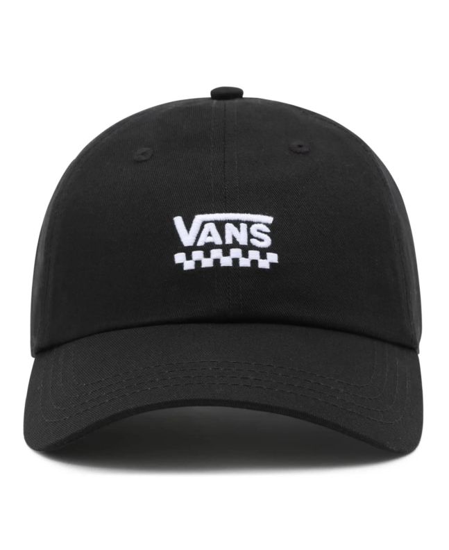 Gorra de béisbol Vans Court Side Unisex color negro Frontal