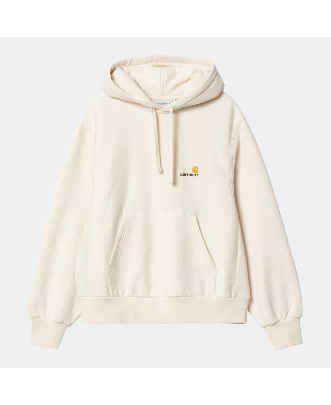 Sudadera con capucha Carhartt WIP W' HD American Script Sweat Natural para mujer